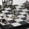 Saffiano Leather Chess Set
