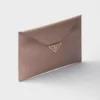 Saffiano Leather Envelope Clutch