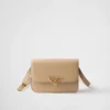 Saffiano Leather Flap Shoulder Bag