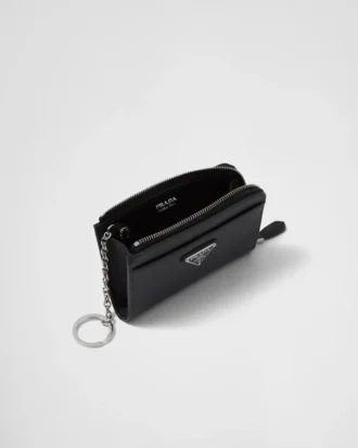 Saffiano Leather Keychain