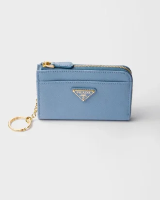 Saffiano Leather Keychain