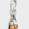 Saffiano Leather Keychain