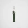 Saffiano Leather Keychain