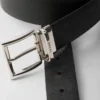 Saffiano Leather Reversible Belt