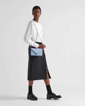 Saffiano Leather Shoulder Bag