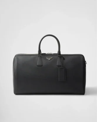 Saffiano Leather Travel Bag