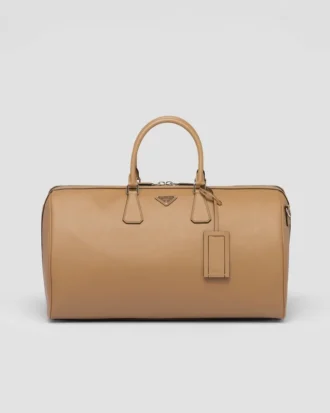 Saffiano Leather Travel Bag