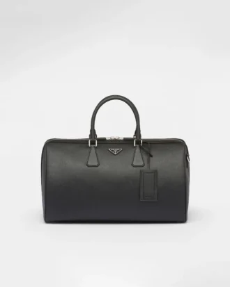 Saffiano Leather Travel Bag
