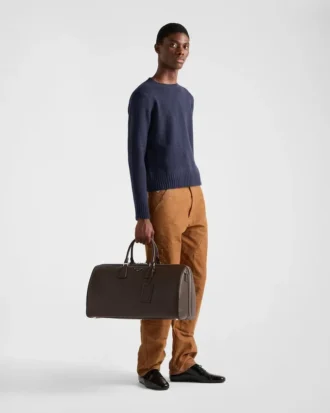 Saffiano Leather Travel Bag