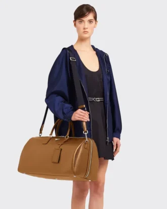 Saffiano Leather Travel Bag