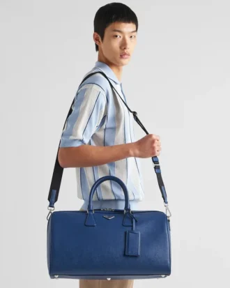 Saffiano Leather Travel Bag
