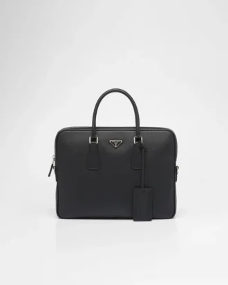 Saffiano Leather Work Bag