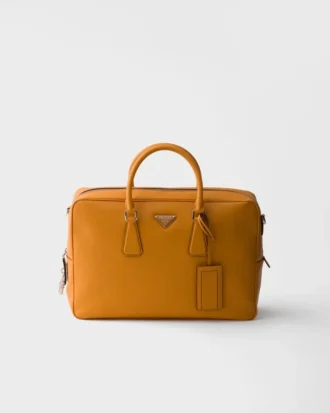 Saffiano Leather Work Bag