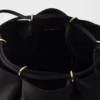 Satin Mini Bucket Bag