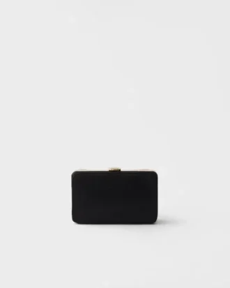 Satin Mini-Clutch with Shoulder Strap