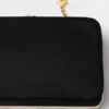 Satin Mini-Clutch with Shoulder Strap