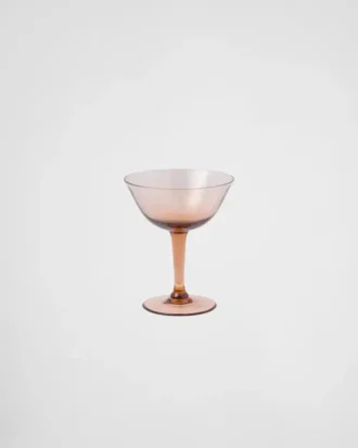 Set of Two Crystal Champagne Coupe Glasses – New York
