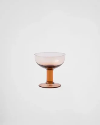 Set of Two Crystal Champagne Coupe Glasses – Plinth