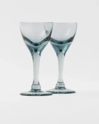 Set of Two Crystal Liqueur Glasses – New York