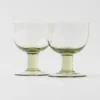 Set of Two Crystal Water Glasses – Plinth