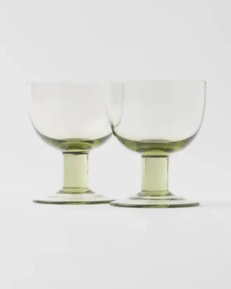Set of Two Crystal Water Glasses – Plinth