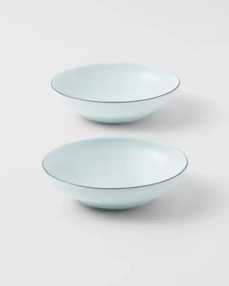 Set of Two Porcelain Bowls – Celadon