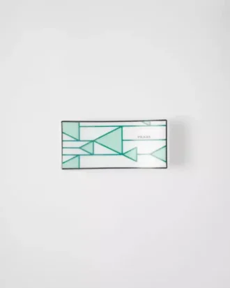 Set of Two Porcelain Chopstick Rests – Vienna Green