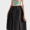 Shetland Wool Midi Skirt