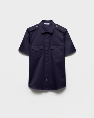 Short-Sleeved Chino Shirt