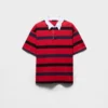 Short-Sleeved Cotton Polo Shirt
