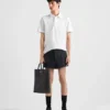Short-Sleeved Cotton Polo Shirt