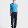 Short-Sleeved Cotton Polo Shirt