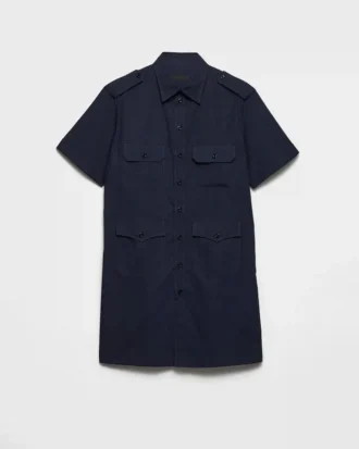 Short-Sleeved Cotton Shirt