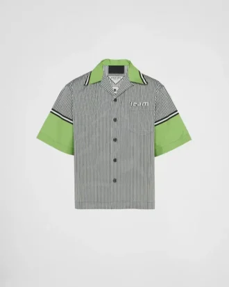 Short-Sleeved Cotton Shirt