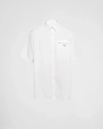 Short-Sleeved Cotton Shirt