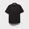 Short-Sleeved Poplin Shirt