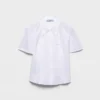Short-Sleeved Poplin Shirt