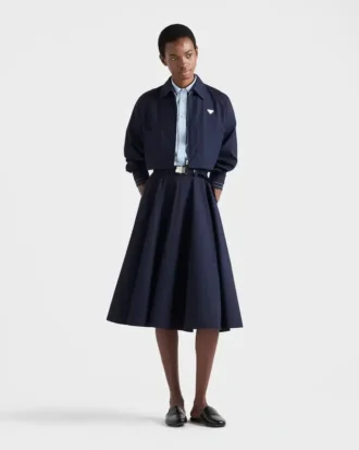 Short-Sleeved Poplin Shirt