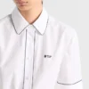 Short-Sleeved Poplin Shirt