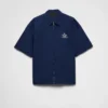 Short-Sleeved Technical Cotton Shirt