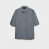 Short-Sleeved Technical Cotton Shirt