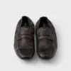 Shuffle Antiqued Leather Loafers