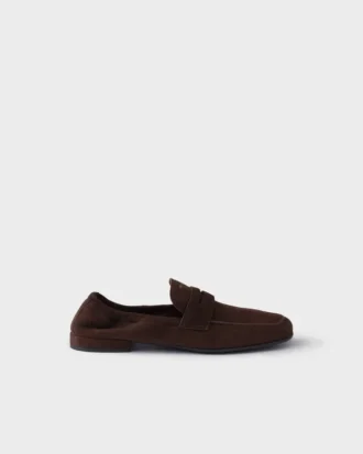 Shuffle Antiqued Suede Loafers