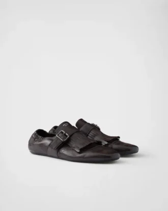 Shuffle Fringed Monk Strap Shoes
