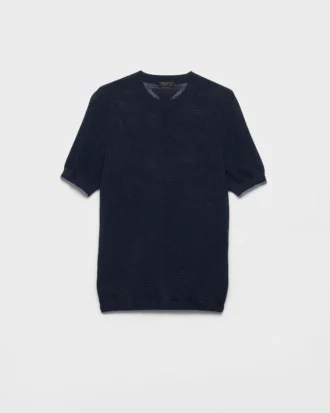 Silk and Cotton Crew-Neck Sweater