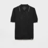 Silk and Cotton Polo Shirt
