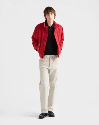 Silk and Cotton Polo Shirt