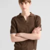 Silk and Cotton Polo Shirt