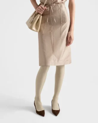 Silk Thigh-High Stockings