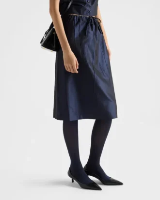 Silk Thigh-High Stockings